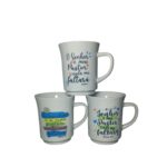 Caneca de Porcelana 220 ml com Versículo Bíblico  HR Porcelanas - Imagem 4