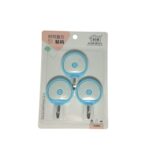 Kit  3 Ganchos Redondos Adesivos - Imagem 3