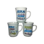 Caneca de Porcelana 220 ml com Versículo Bíblico  HR Porcelanas - Imagem 3