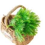 Buquê de Palmeira Leque Artificial 35 cm – 5 Galhos