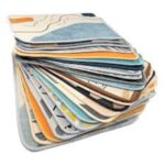 Tapete Sintético 40x55 cm Antiderrapante  Estampas Variadas