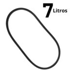 Borracha vedação para tampa de panela 7 litros – preta - Imagem 2