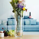 Vaso Cilíndrico de Vidro Transparente  30 × 11 cm - Imagem 2