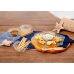 Petisqueira de Vidro Floripa 30x14cm