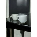 Xícara empilhável 200 ml porcelana