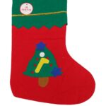 Meia Natalina em Feltro Para Árvore Decorativa