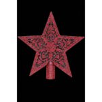 Estrela Vermelha com Detalhes Vazados – Enfeite Decorativo - Imagem 2