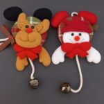Enfeite Natalino Boneco de Neve e Rena – Pelúcia Decorativa de Pendurar