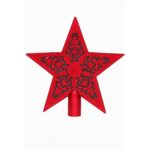 Estrela Vermelha com Detalhes Vazados – Enfeite Decorativo