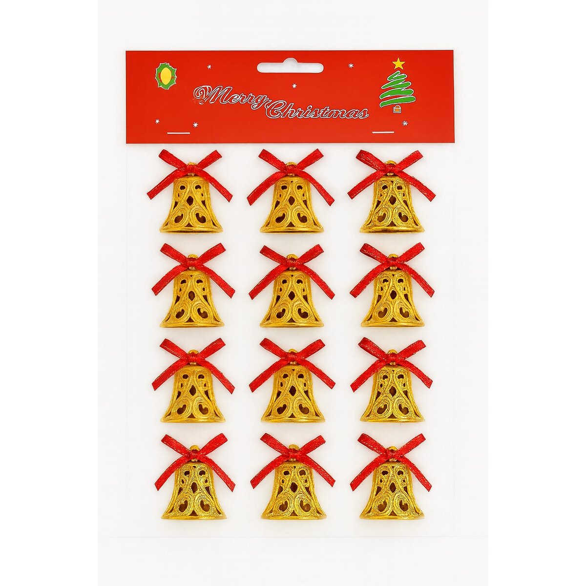 8a7620fc3d19f3c87ba35787d45e530a.jpg Kit com 12 Enfeites de Natal Sino com Laço - Imagem 1