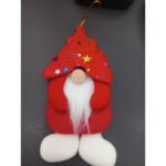 Enfeite Natalino De Papai Noel com Barba e Chapéu Estrelado - Imagem 2