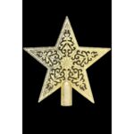 Estrela Dourada com Detalhes Vazados – Enfeite Topo Decorativo - Imagem 2