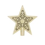 Estrela Dourada com Detalhes Vazados – Enfeite Topo Decorativo