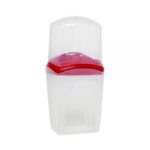 Porta Escova De Dente De Plastico 5 Repartições Com Tampa - Imagem 4