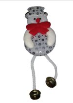 Enfeite Natalino 25cm – Decoração de Natal com Detalhes Brilhantes para Árvores, Mesas e Ambientes Festivos - Imagem 2