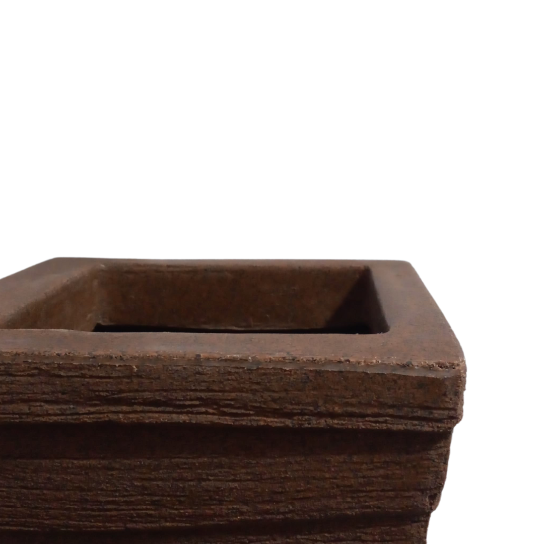 ab04d77622dde4b9f6f092c0e1f19f2f.png Vaso Coluna Degrau Quadrado REF 097 28x22 cm Polietileno - Imagem 6