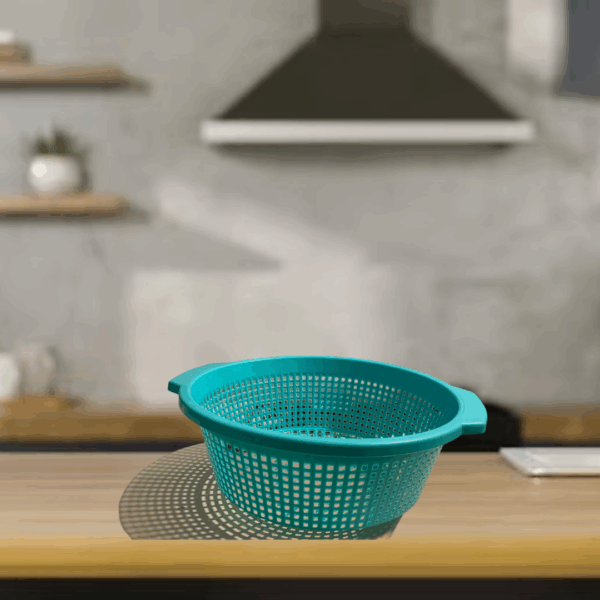 Escorredor Para Massas E Arroz De Plastico Redondo