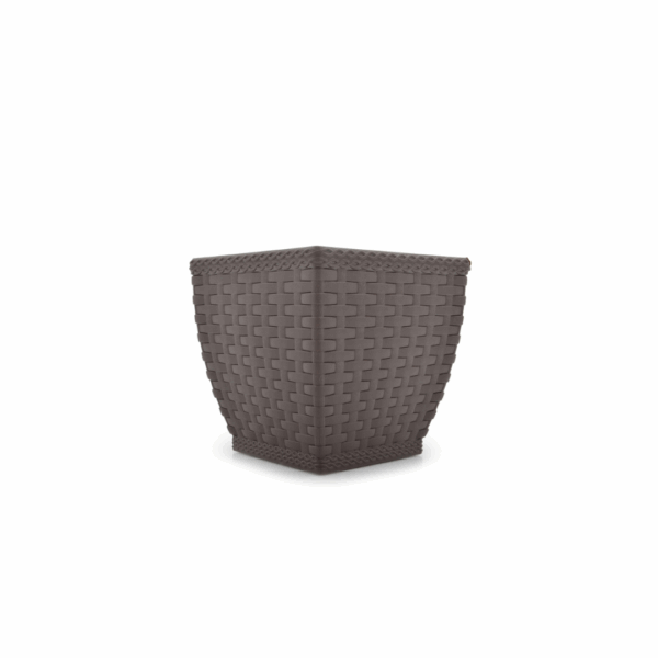 Vaso Cachepô Quadrado Rattan M2 0,85 L