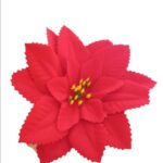 Flor Artificial Bico de Papagaio Vermelha 38cm – Decoração Natalina e Arranjos Florais