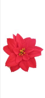 Flor Artificial Bico de Papagaio Vermelha 38cm – Decoração Natalina e Arranjos Florais