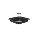 Prato Para Vaso de Planta Quadrado Preto Plasmarc - Design Moderno e Prático - Imagem 2