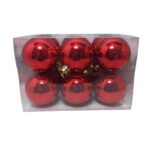 Bolas Natalinas 5cm com 12 Unidades – Decoração de Natal Elegante e Versátil