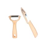 Jogo De Descascador E Faca P/ Frutas E Legumes MG2768 7892017114145 - Imagem 2