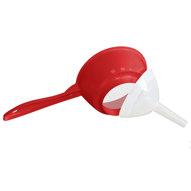 8b86e41d2c7f25dae1a30ac79f4beee5.png Kit Peneira Com Funil 2x1 De Plastico - Imagem 1
