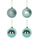 Kit de Bolas de Natal 5 cm - 4 Peças-Oceane