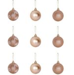 Kit de Bolas de Natal tubo HOHOHO 5 cm- 9 Peças - Imagem 2