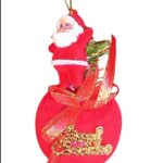 Enfeite Decorativo Papai Noel com Tambor 11 cm – Decoração Natalina 