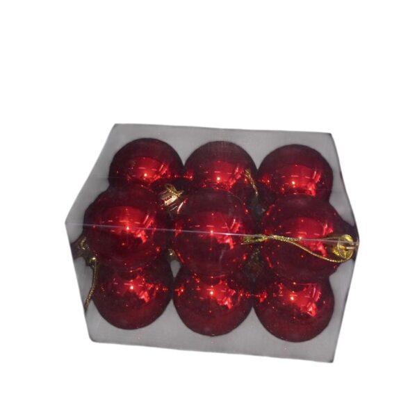 Bolas Natalinas 5cm com 12 Unidades – Decoração de Natal Elegante e Versátil