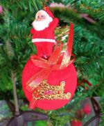 Enfeite Decorativo Papai Noel com Tambor 11 cm – Decoração Natalina  - Imagem 3