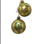 Bolas de Natal 5cm com Detalhes em Glitter– Kit com 6 Unidades - Imagem 6