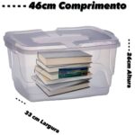 Caixa Multiuso 20L Transparente - Plasmont - Imagem 3