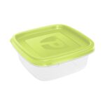 Vasilha Quadrada Fecha Max De Plastico 800ml - Imagem 2