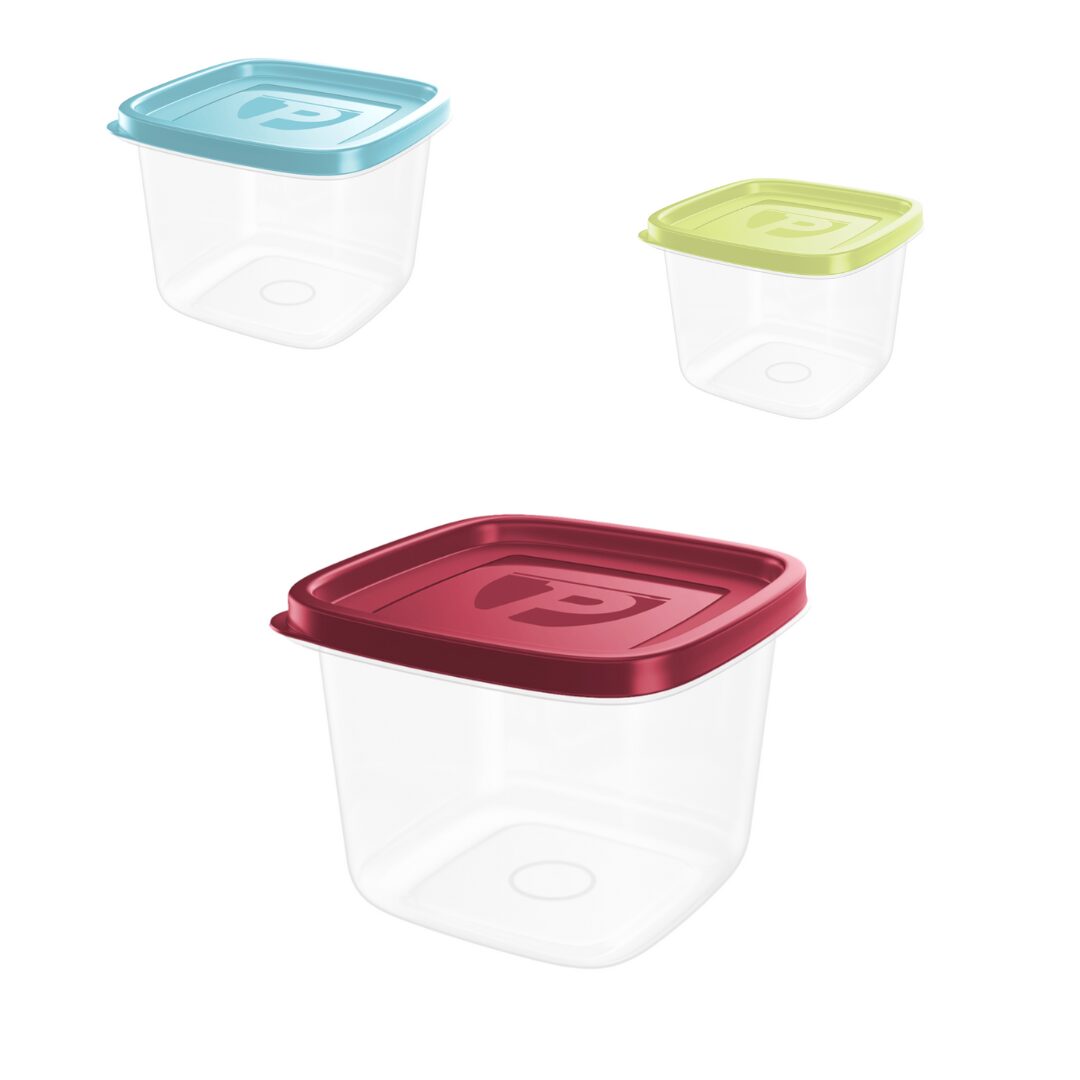 386fff36bbc81c07977b4265e3194093-11.jpg Pote Quadrado Hermético De Plastico 1.400ml - Imagem 1