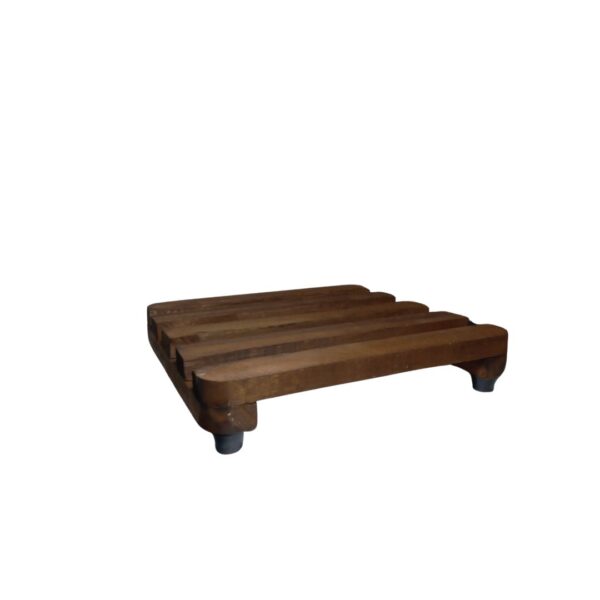 Suporte Para Vaso Deck De Madeira 30X30 Cm