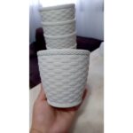 Vaso Rattan Redondo de Plástico Mini 1,8 Litros - Imagem 5