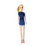 Boneca Barbie Plástico Réplica 26 cm com Vestido e Sapatos - Modelos Sortidos - Imagem 9