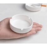 Cinzeiro de Porcelana Branca - Imagem 2