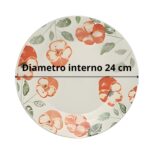 Prato Raso Oxford Biona Cerâmica 24cm Holambra - Design Inspirado na Cultura Holandesa - Imagem 3