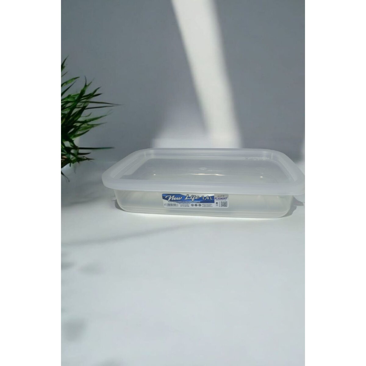 c20678e1e61305a2826c38abb8298714.jpg Pote Retangular 1,4 L com Tampa - Imagem 1