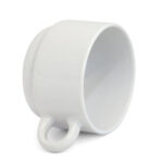 Xícara de Chá Empilhável 200 ml em Porcelana Branca - Imagem 3