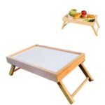 Bandeja Mesa Madeira Para Cafe Com Pe 45x26cm - Imagem 3