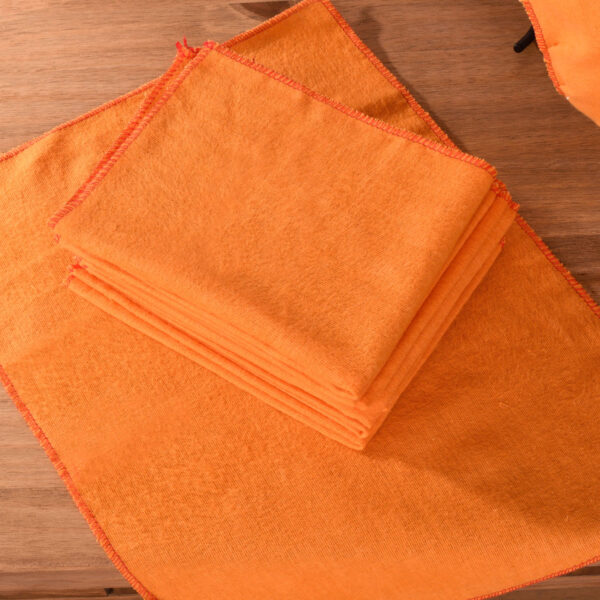 FLANELA LARANJA G 38X58 CM