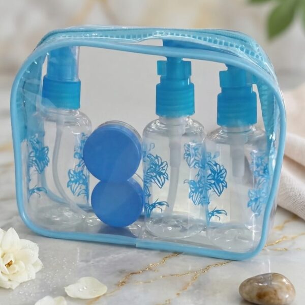 Frasco Para Viagem 5Pcs + Espatula