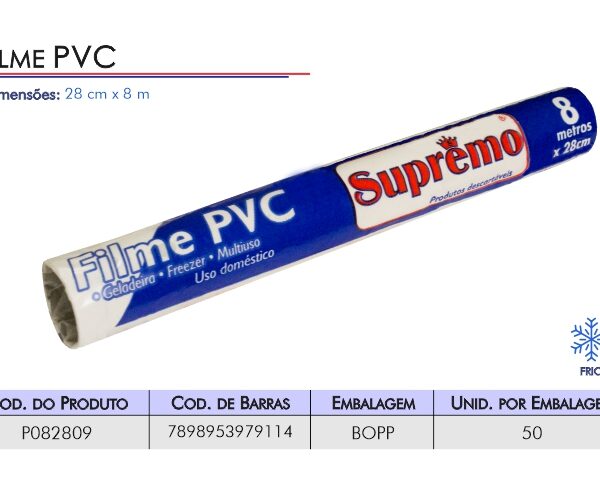 FILME PVC SUPRÁTICO 28CMX8MTS